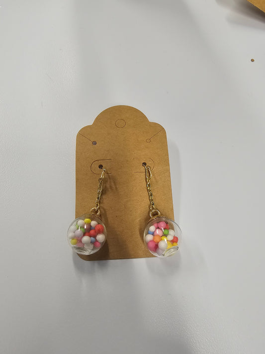 Gumball earrings