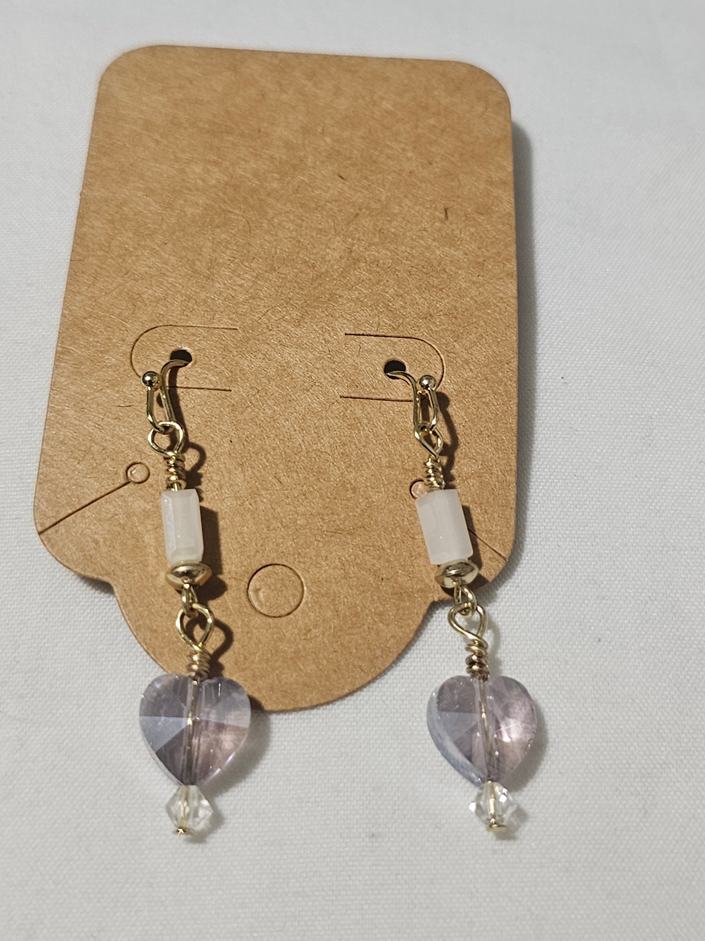 Pink Hearts Earrings