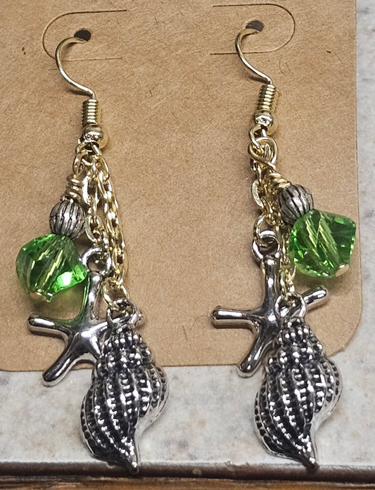 Seashell earrings