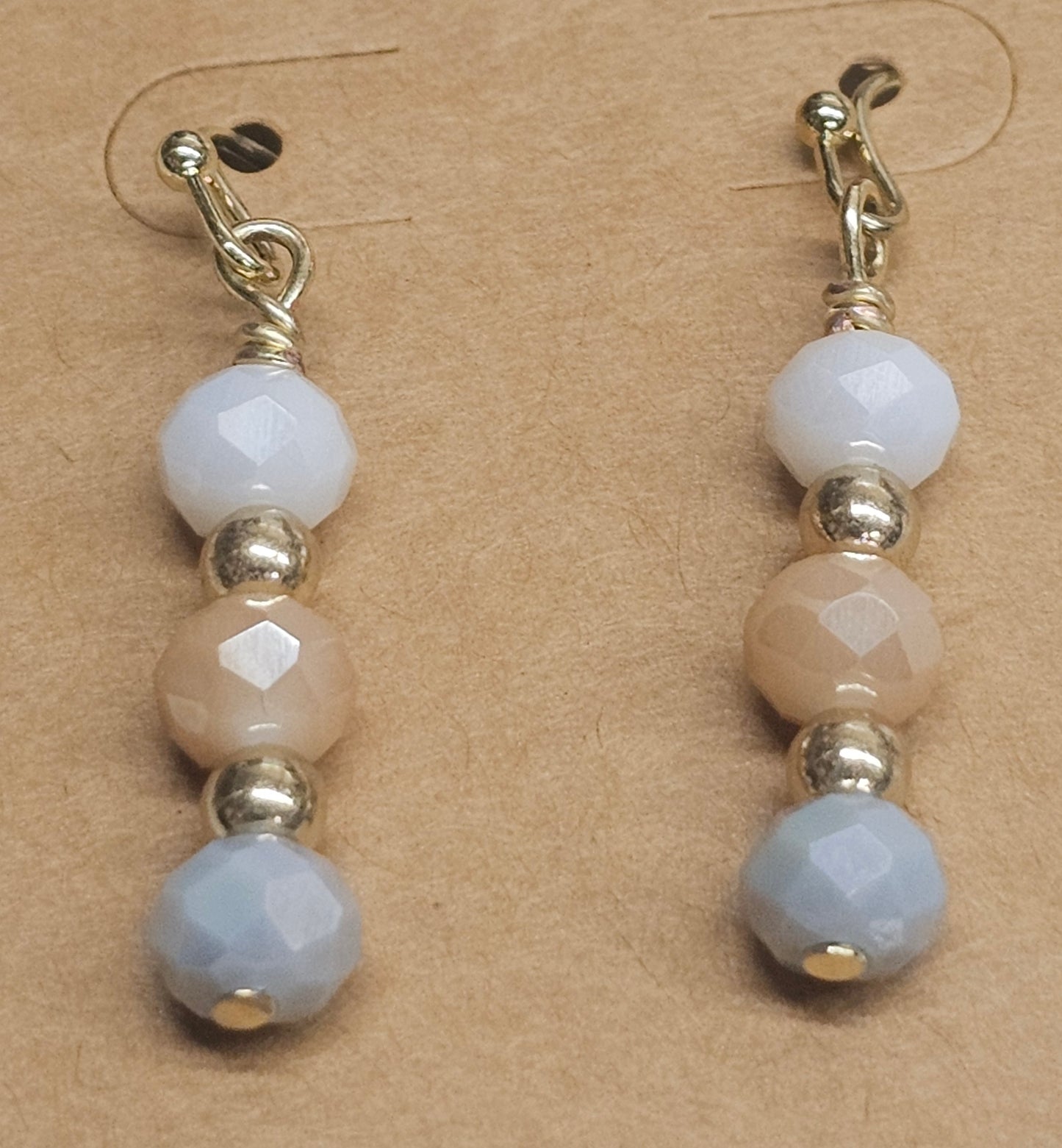 Multicolor strand Earrings